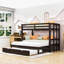 Dorrion Twin Over Twin Wood Bunk Bed with Trundle-364733422