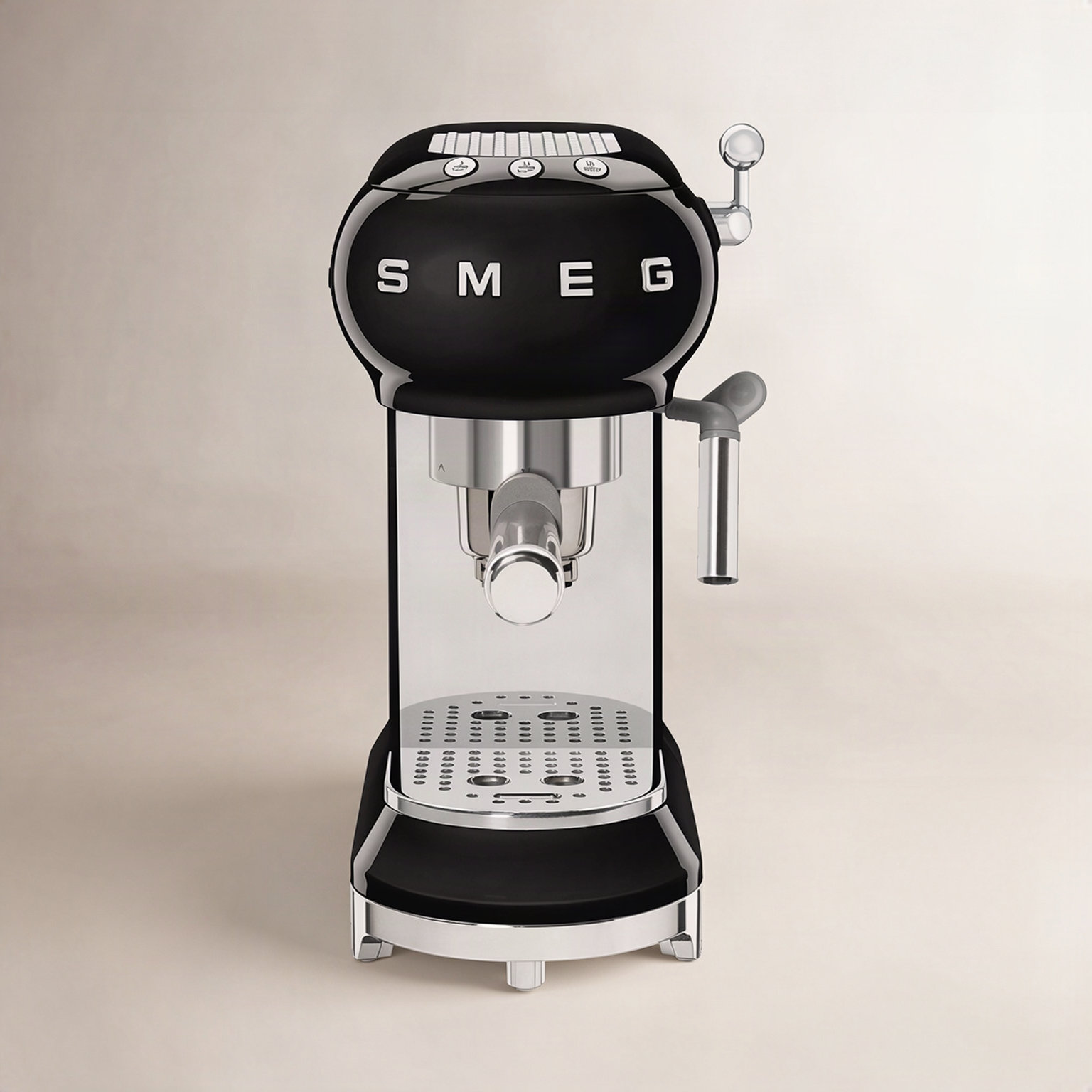 SMEG 50's Retro Espresso Machine, Black