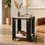 43 cm W Iron Bedside Table-1448987799