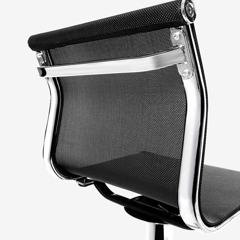 Tabouret pivotant à hauteur réglable Carlos, Noir