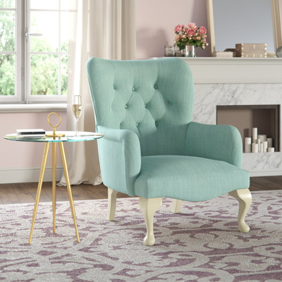 Loretta Upholstered Wingback Chair