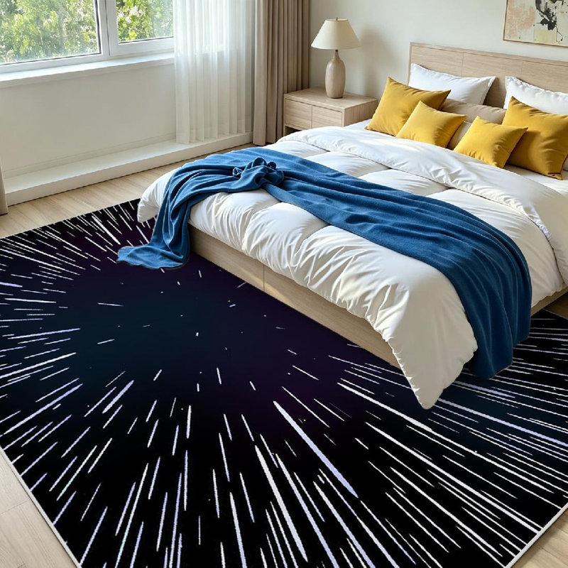 Tapis d'intérieur transparent Clear Star, Rectangle 79 po x 118 po
