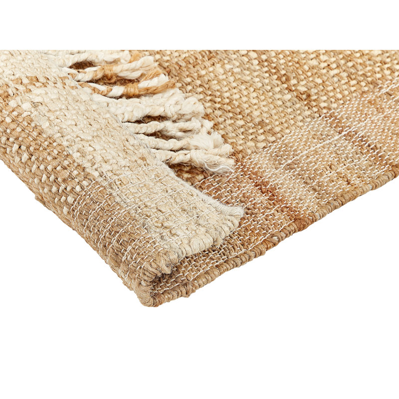 Lytell Striped Jute / Sisal Hand Woven Area Rug, Rectangle 200 x 300cm