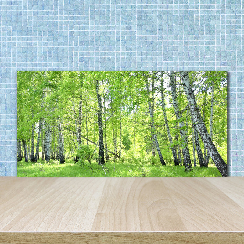 50cm W x 100cm L Glass Peel and Stick Panel