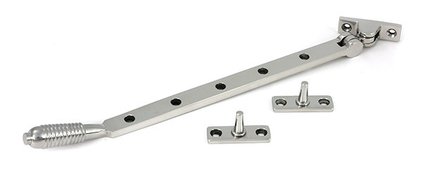 Reeded SS (316) Stay, Polished Marine SS (316), 33.5cm H x 1.6cm W x 1cm D