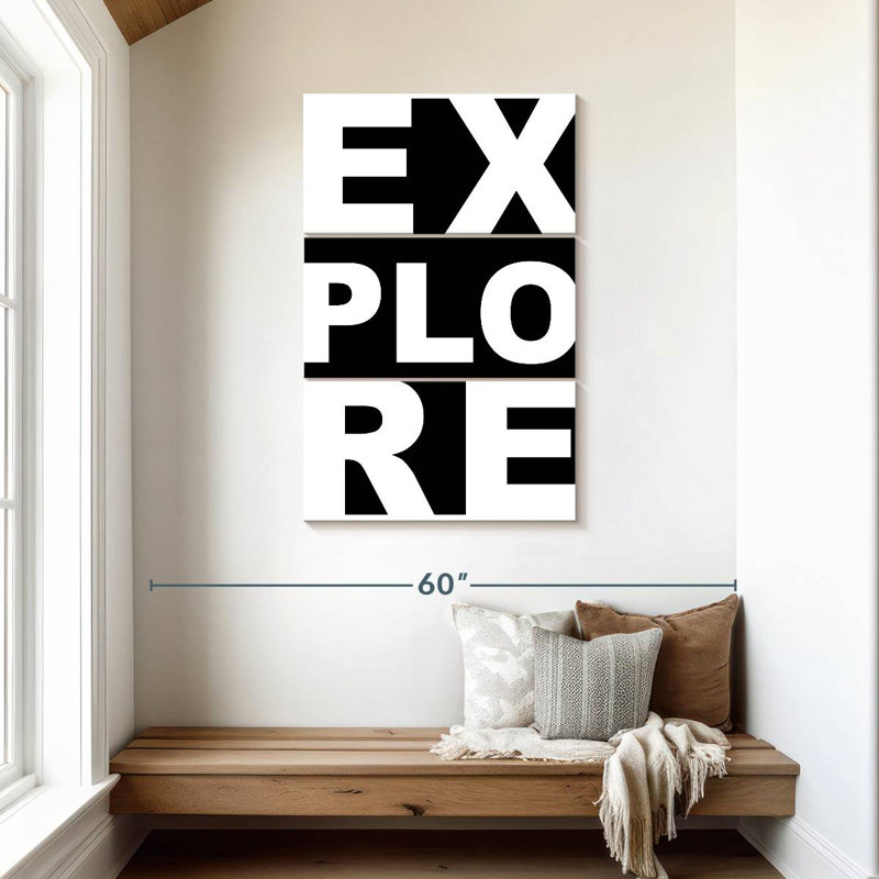 Tergel Explore Typography, 45" H x 28" W