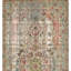 Tapis marocain rouge et bleu en vinyle imprimé 2 pi x 4 pi avec protection UV