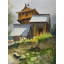 Maison de montagne | Peinture à l'aquarelle | Kulwinder Singh