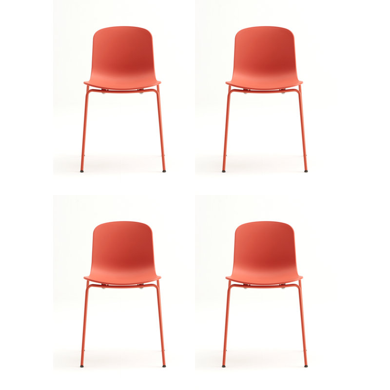 Chaise empilable Holi, Rouge