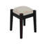 Ensemble coiffeuse en bois de style rétro avec prise de recharge, ports USB et tabouret rembourré-975447630
