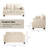 63 '' Upholstered Sofa 2 Seater Couches Small Loveseat For Small Apartment Living Room-1613865874