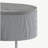 Gray High Gloss and Chrome Coffee Table