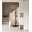 Retro Abstract Cedarwood Marble Base Sculpture Decoration Item