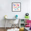 Cadre flottant Rainbow Butterflies Rabble, design Creative Studio-1223613143-1223613138