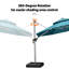 304cm X 365cm Rectangular Cantilever Parasol-1978701390
