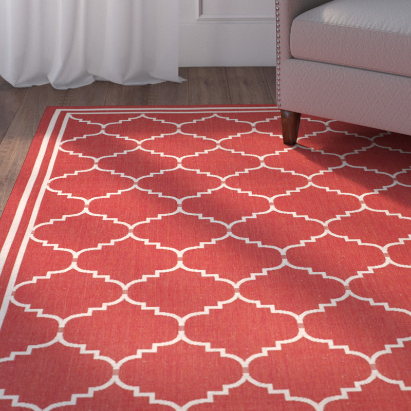 Anais Geometric Indoor / Outdoor Area Rug, Rectangle 122 x 170 cm