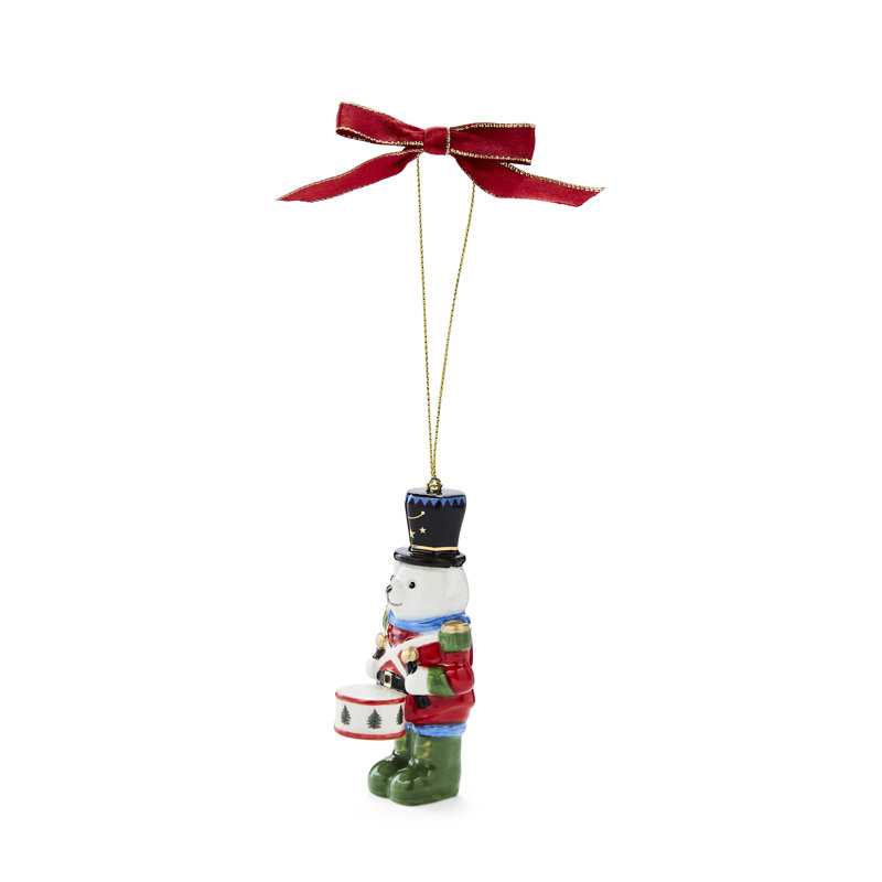 TEDDY BEAR BELL ORN D ATED 2024