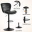Adjustable Height Counter Stool with Metal Frame-1853004364-1853004362