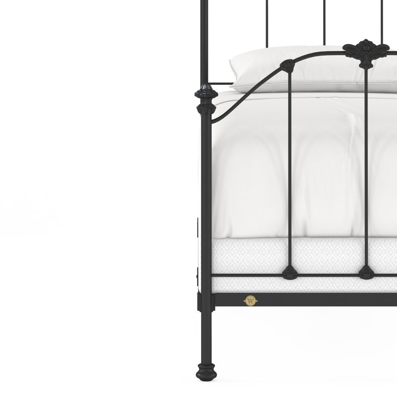171 Country French Bed | Complete Standard, Twin, Gunmetal