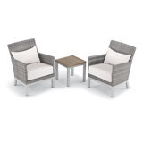Argento And Travira Outdoor 3 - Piece Conversation Set