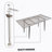 1 Piece Rectangular Dining Table Without Chair