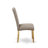 3 Piece Kitchen Table & Chairs Set Contains a Rectangle Dining Room Table with Dropleaf and 2 Dark Khaki Linen Fabric Parsons Chairs, Oak-1224005842-1224005840-1210447990