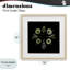 «Leaves & Wildflowers on Black», reproduction encadrée sous verre, conception de Beth Adoette-658993703-658993700