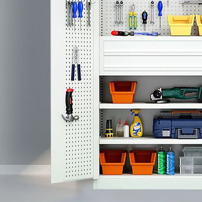Casier à outils, Blanc