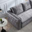 Canapé-lit et chaise longue réversible en velours Harkeel-1896489273