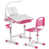 Pink is out of stock selected