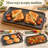 AORAN 17.3-Inch Ceramic-Coated Aluminum Griddle Pan with Cooking Accessories