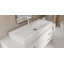 Lavabo de salle de bain vasque rectangulaire en résine 47,2 po x 18,9 po Badeloft WB-05-XXL-G blanc brillant-137927664
