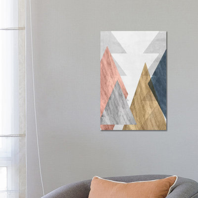 Peaks II 1 Piece Wrapped Canvas Painting