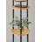 Cylee 68.5'' Black Tray Table Floor Lamp Set