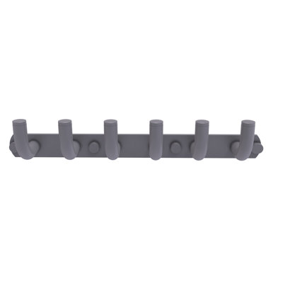 Tioga 6 Position Wall Mounted Hook Rack
