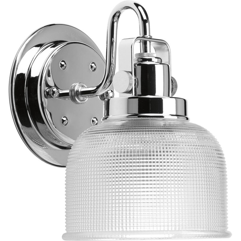 Wortman Dimmable Vanity Light, Polished Chrome