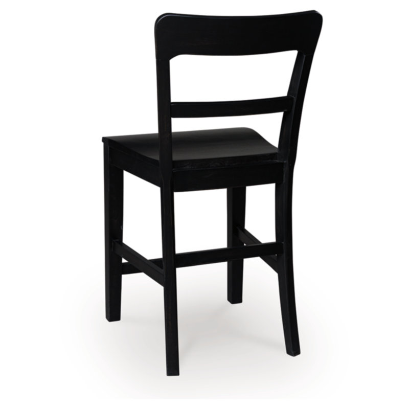 Kanisha Counter Height Barstool, Black