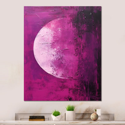 «Moon Mystery Luminosité I» sur métal
