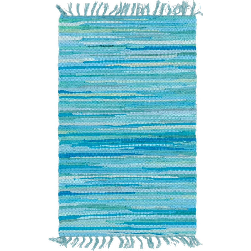 Gwin Cotton Abstract Indoor Rug, Rectangle 2'2" x 3'
