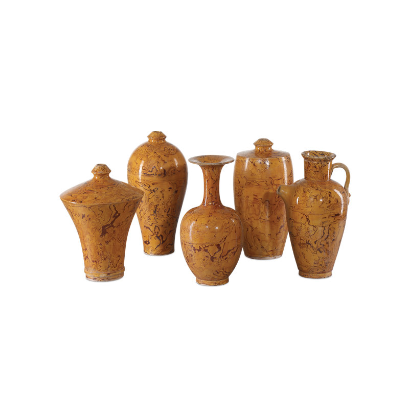 Ensemble de 5 vases Romulus