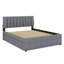 Lit plateforme tapissier avec lit gigogne-147892203