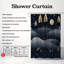 Rideau de douche Festive Eve-299397302