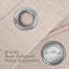 Rideau de douche Taupe Boho Farmhouse