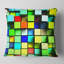 Conception murale colorée de cubes 3D - coussin abstrait imprimé-30057673-30057677