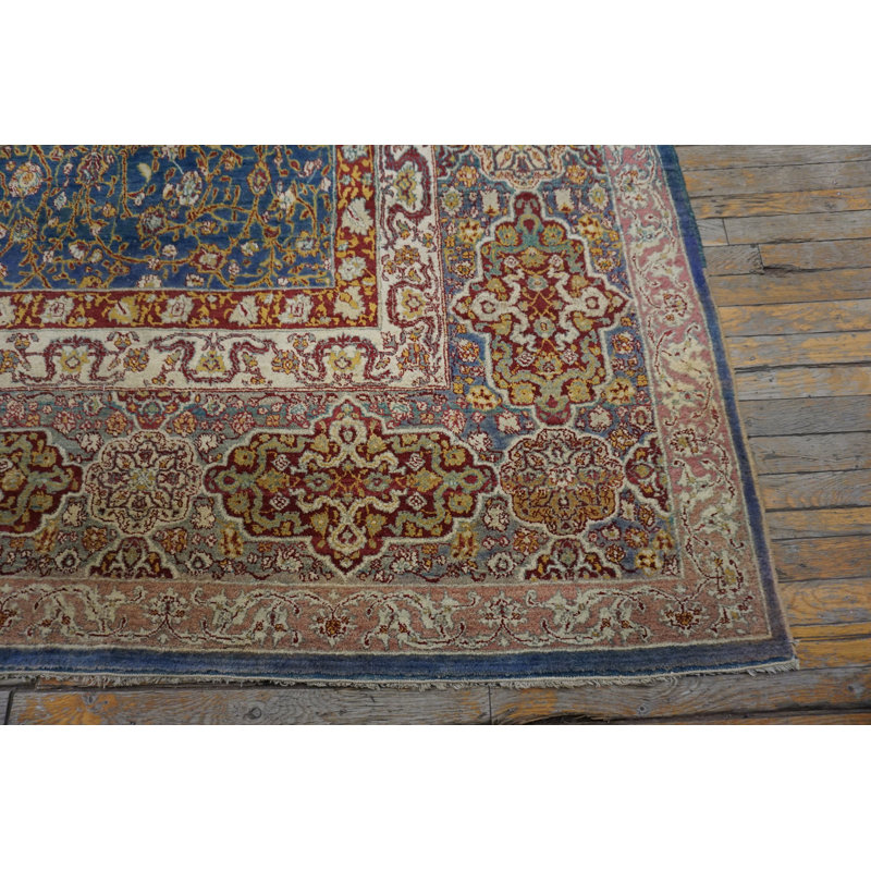 Magnifique tapis antique d'Agra Gonad
