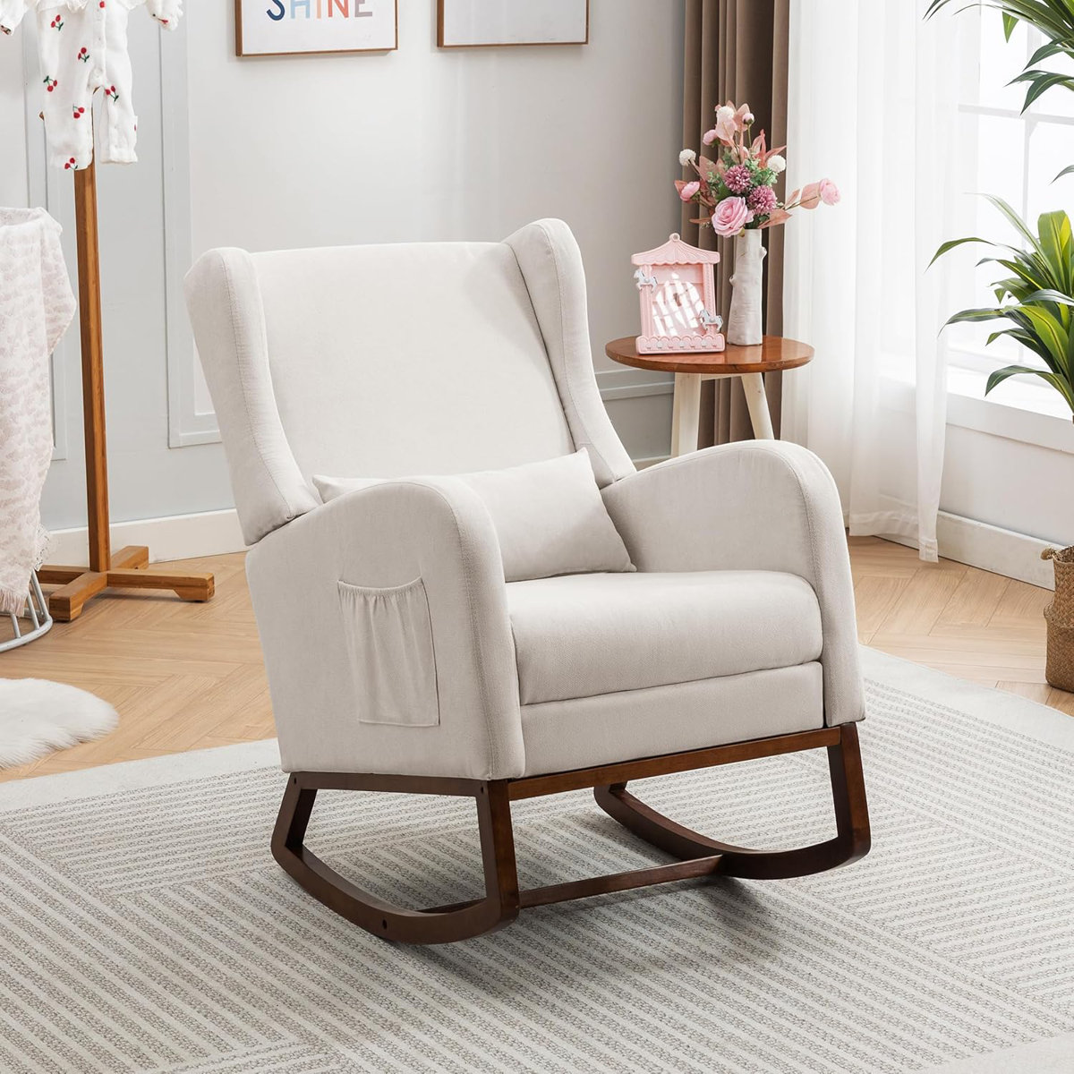 Isabelle & Max™ Rubberwood Nursery Rocking Chair & Reviews | Wayfair