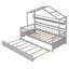 Lit en bois avec lit gigogne et tablette-37529355