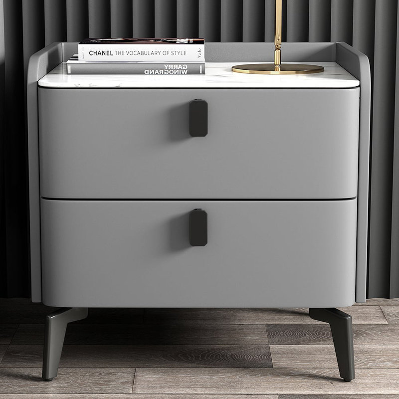Darryel 50cm W Solid Wood Bedside Table