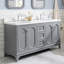 Ensemble de meuble-lavabo double 60 po Ahanu-566041993
