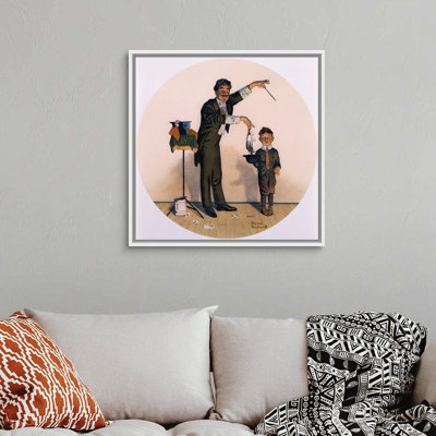 Norman Rockwell " The Magician " by Norman Rockwell Painting Print